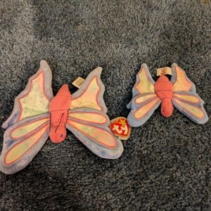 TY Beanie Babies Butterfly Plush Set